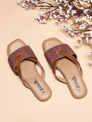 ZOUK Women Flats(Multicolor , 11)