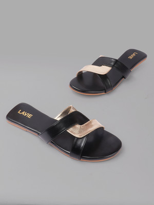 LAVIE Women Flats(Black , 6)