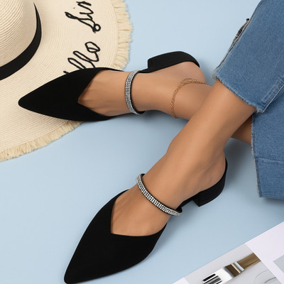 HOOH - Now comfort in fashion Women Heels(Black , 6)