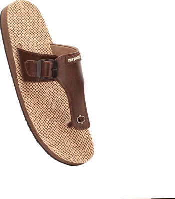 AYURPADUKA Men Flats(Brown, Beige , 11)