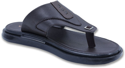 TREKIVA Premium Slippers Trendy Comfortable Flexible & Durable, Anti-Skid| TPG-3005 Men Casual(Brown , 10)