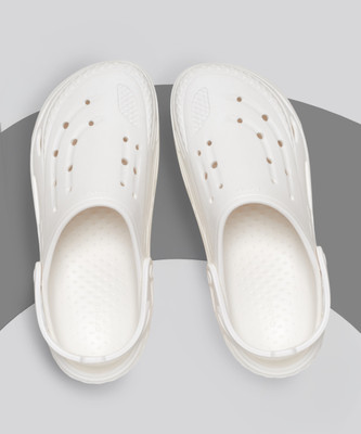 CROCS Off Grid Men Clogs(White , 8 UK/India)