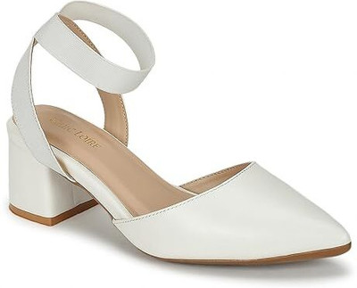 Marc Loire Women Heels(White , 7)