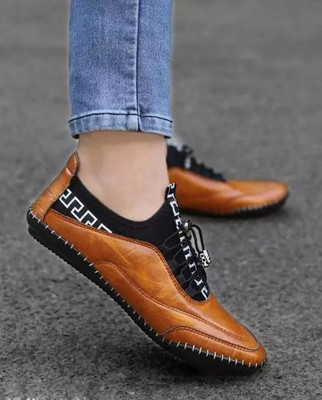 AKIKO Men Sandals(Tan , 9)