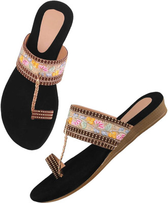 Balaji Hosiery Women Flats(Multicolor , 4)