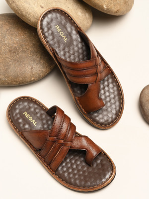 REGAL Men Sandals(Tan , 10)