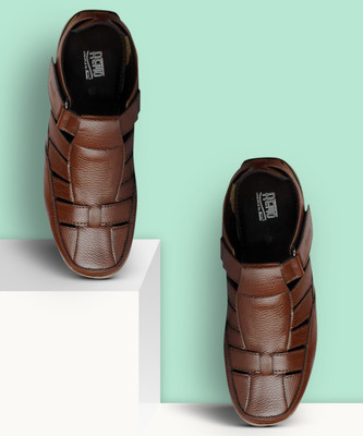 Bata Men Sandals(Brown , 9)
