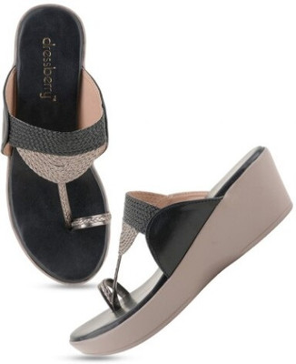 Dressberry Women Heels(Black , 5)