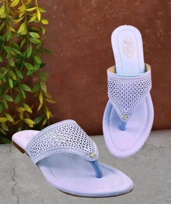 HunarPaon Women Flats(Purple , 9)