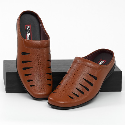 WELLBUSH Men Sandals(Tan , 10)