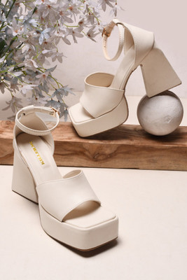 KILLER Women Heels(Beige , 3)