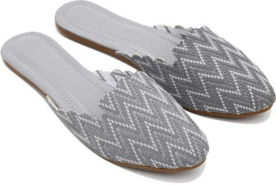 SHREE OL Women Flats(Grey , 4)