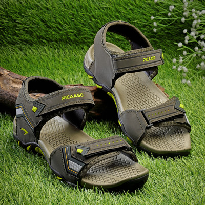 PICAASO Men Sports Sandals(Multicolor , 7)