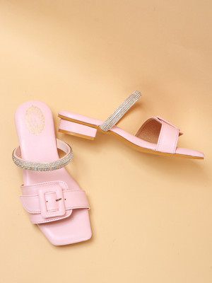 STRASSE PARIS Women Heels(Pink , 7)
