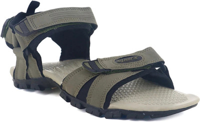 Sparx SS 481 Men Sandals(Olive, Black , 6)