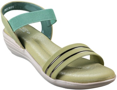 Titas Women Flats(Green , 7)