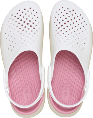 CROCS Adult Literide In Motion Men Clogs(White , 7)