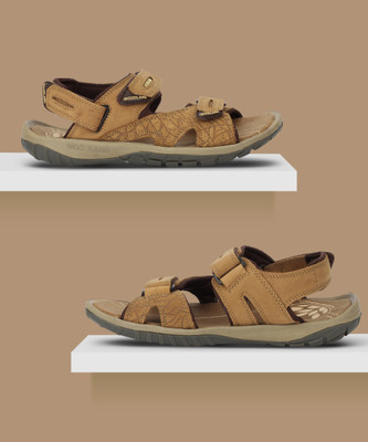 WOODLAND Men Flats(Camel , 9)