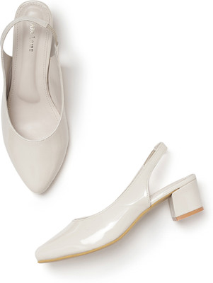 Marc Loire Women Heels(Off White , 4)