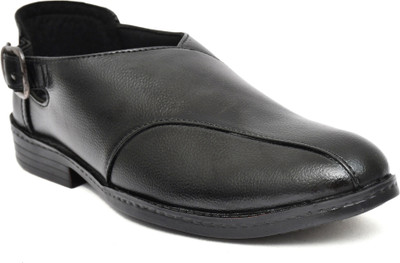 QARA Men Sandals(Black , 6)