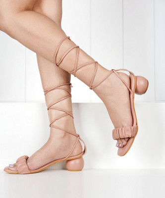 Mast & Harbour Women Heels(Beige , 8)