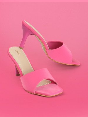 LAVIE Women Heels(Pink , 6)