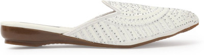 SHOKIYA Women Flats(White , 7)