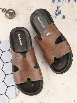 KILLER Men Sandals(Tan , 9)