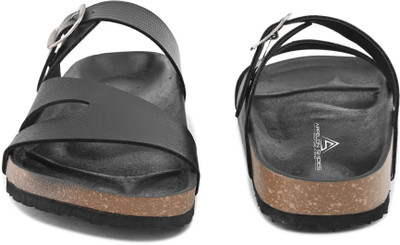 APPELON Men Sandals(Black , 5)