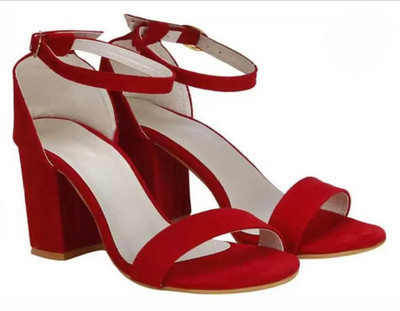 Xcen Women Heels(Red , 6)