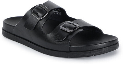 GABICCI Men Sandals(Black , 9)
