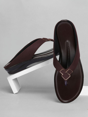 Bootco Women Flats(Brown , 4)