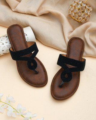 AMAZING TRADERS Women Flats(Black , 9)