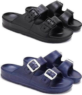DRACKFOOT Men Slides(Blue , 10)