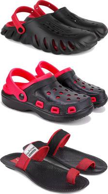 DRACKFOOT Men Clogs(Red , 10)
