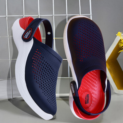 DOCTOR EXTRA SOFT Classic Casual Sports Clogs with Adjustable Back Strap for Gents/Boys D-513 Men Sandals(Navy , 7)