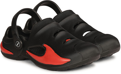 Arvok Men Clogs(Black, Red , 9)