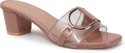 CORSICA Women Heels(Pink , 8)