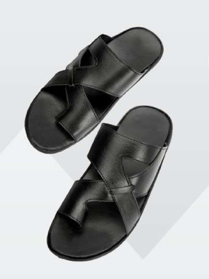 Lyo Eager Men Sandals(Black , 8)
