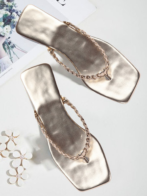 KILLER Women Flats(Gold , 6)
