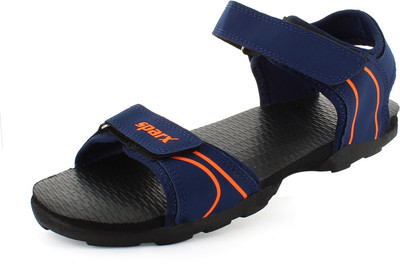 Sparx SS 703 Men Casual(Navy, Orange , 7)