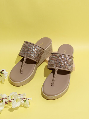 Inc.5 Women Heels(Beige , 8)