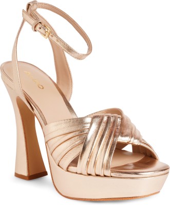 ALDO Women Heels(Off White , 2)