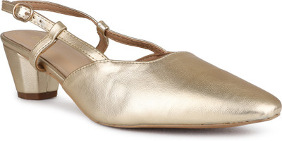 Inc.5 Women Heels(Gold , 8)