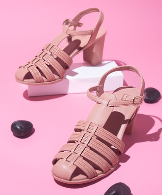 Inc.5 Women Heels(Orange , 6)