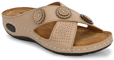 Dressberry Women Flats(Beige , 8)