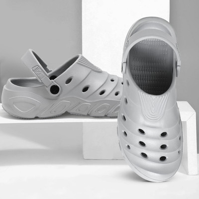 AROSY Men Clogs(Grey , 9)