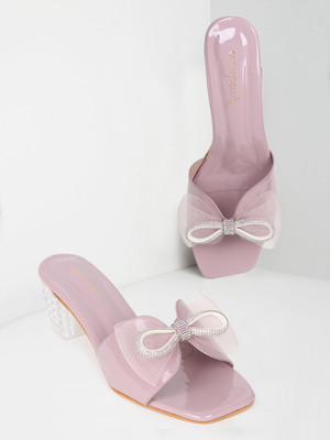 Dressberry Women Heels(Purple , 3)