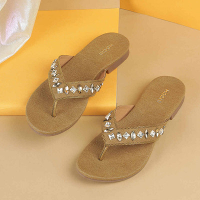 MOCHI Women Flats(Beige , 4)