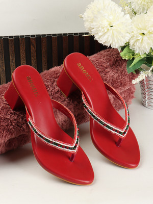 ANOUK Women Heels(Maroon , 7)